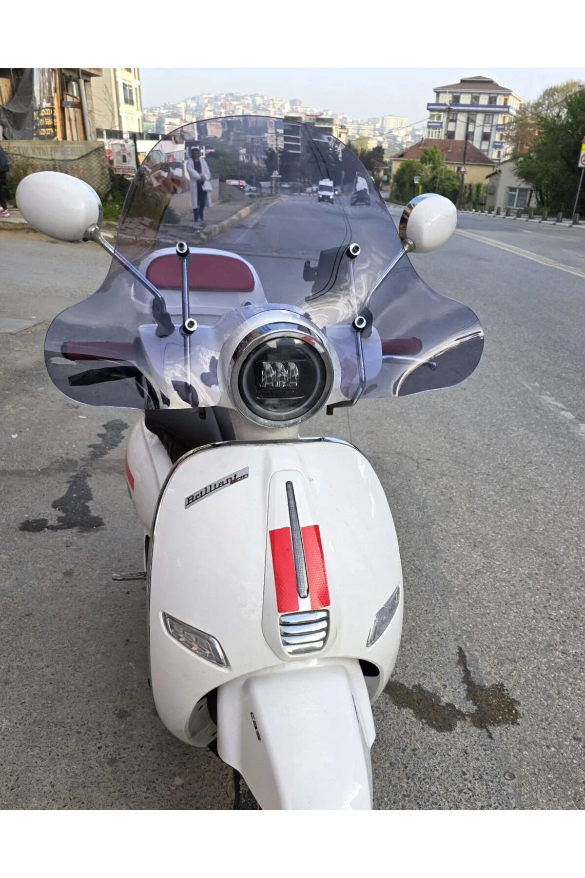 Küba Master MT 50 Ön Cam 2021-2026 Model 45cm Füme Renkli Elcikli