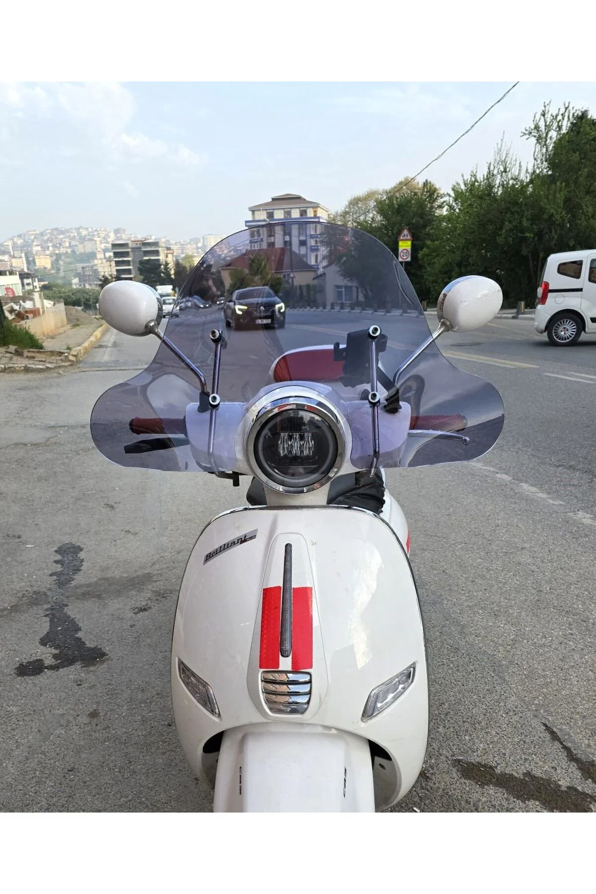 Küba Master MT 50 Ön Cam 2021-2026 Model 45cm Füme Renkli Elcikli