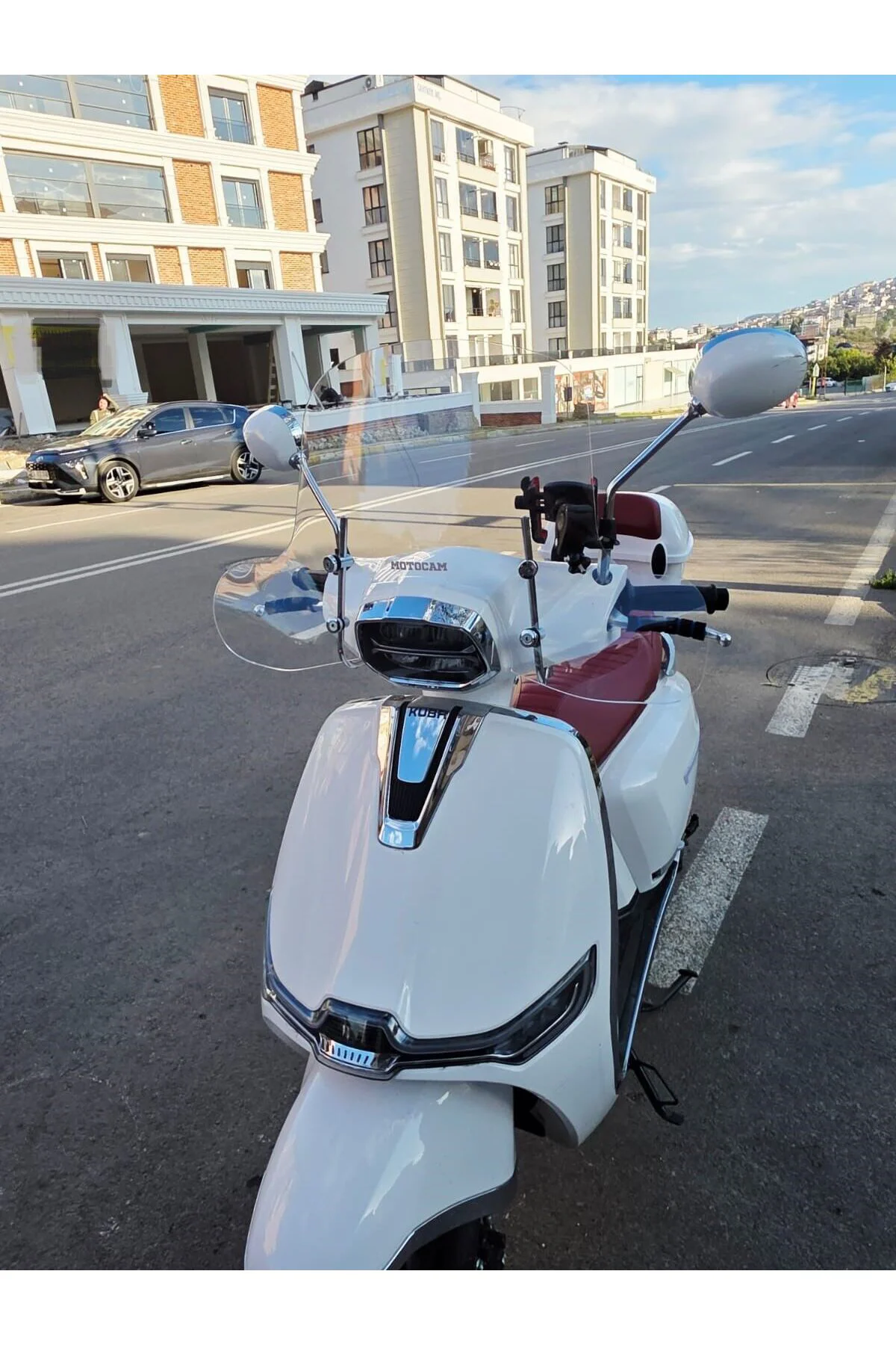 Küba MT 50 Pro Plus Ön Cam 2024-2026 Model 43cm Şeffaf Renkli 4mm Elcikli APARATSIZ