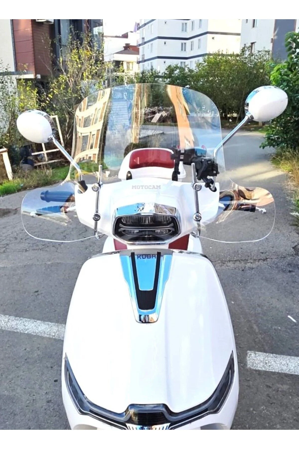 Küba MT 50 Pro Plus Ön Cam 2024-2026 Model 43cm Şeffaf Renkli 4mm Elcikli APARATSIZ