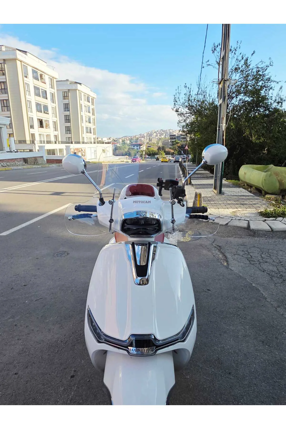 Küba MT 50 Pro Plus Ön Cam 2024-2025 Model 43cm Şeffaf Renkli 4mm ELCİKLİ APARATSIZDIR