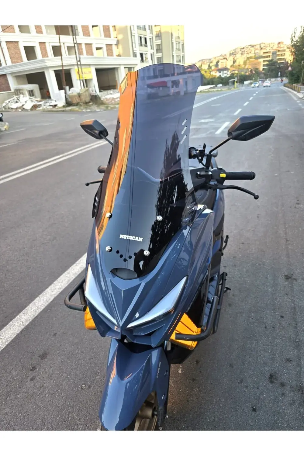 Küba Newcity 125 Siperlik Ön Cam 2023-2025 Model 75cm Siyah Renkl