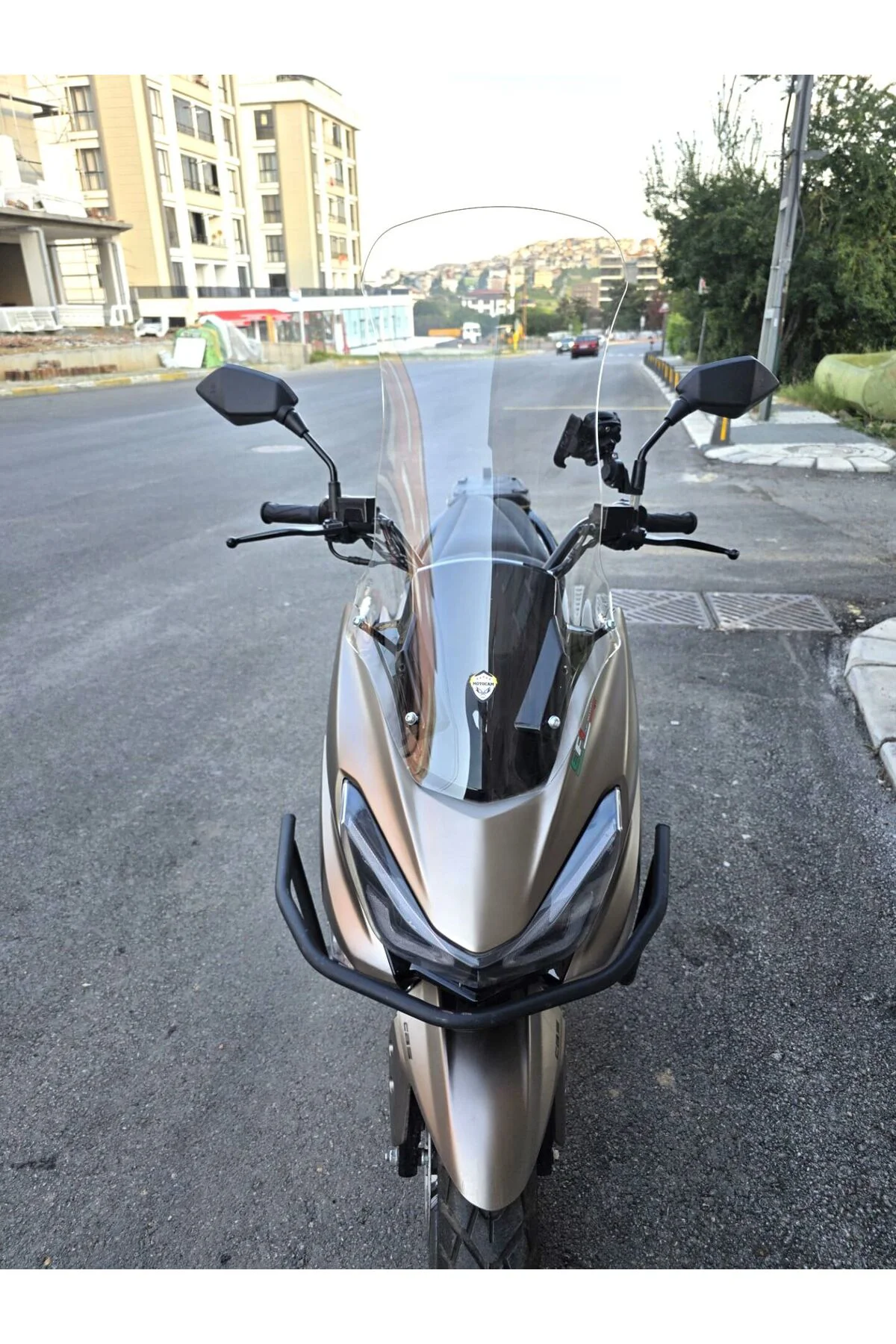 Küba Newlight 125 Pro Ön Cam 2023-2026 Model 75cm Şeffaf Renkli 4