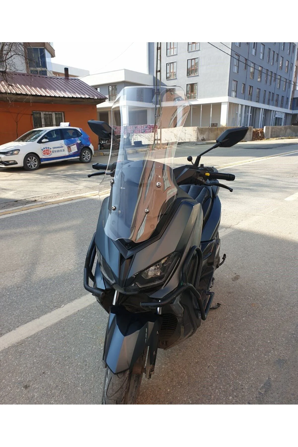 Küba Novax 200 Ön Cam 2023-2026 Model 65cm Şeffaf Renkli 4mm UZUN