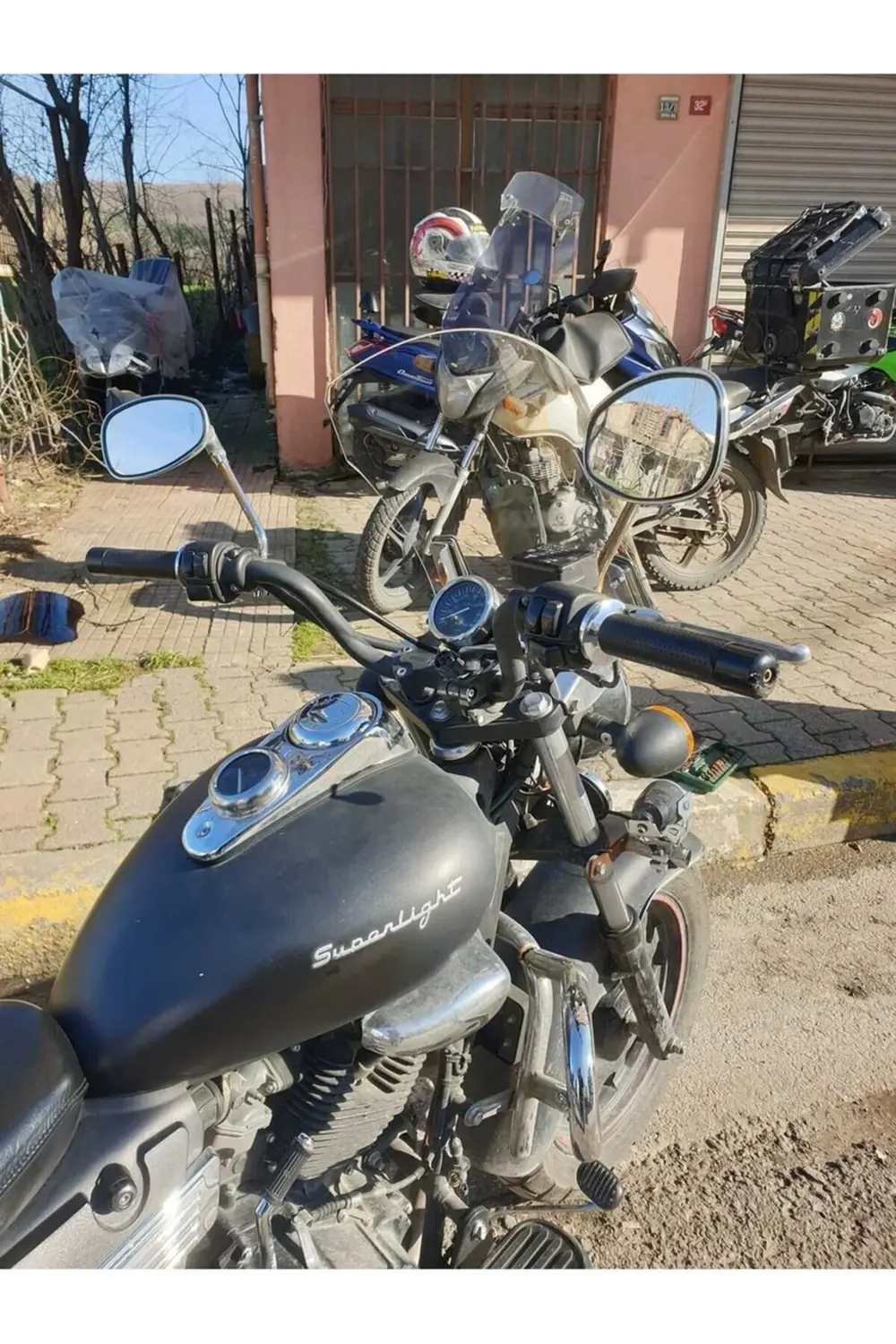 Küba Süperlight 125 Ön Cam 2008-2026 Model 53cm Şeffaf Renkli 4mm