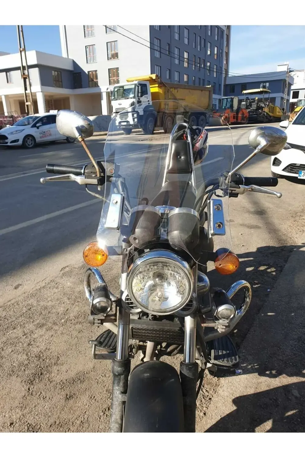 Küba Süperlight 125 Ön Cam 2008-2026 Model 53cm Şeffaf Renkli 4mm