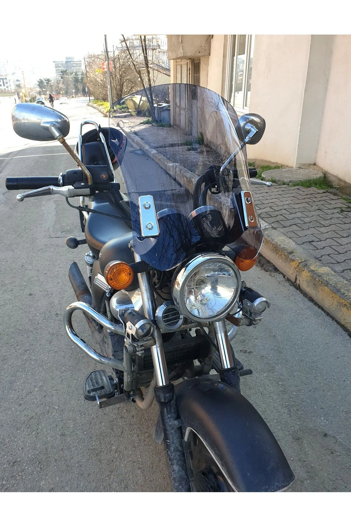 Küba Süperlight 150 Ön Cam 2008-2026 Model 53cm Füme Renkli 4mm A