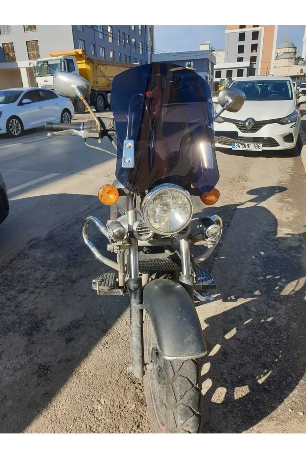 Küba Süperlight 200 Ön Cam 2008-2026 Model 53cm Siyah Renkli 4mm