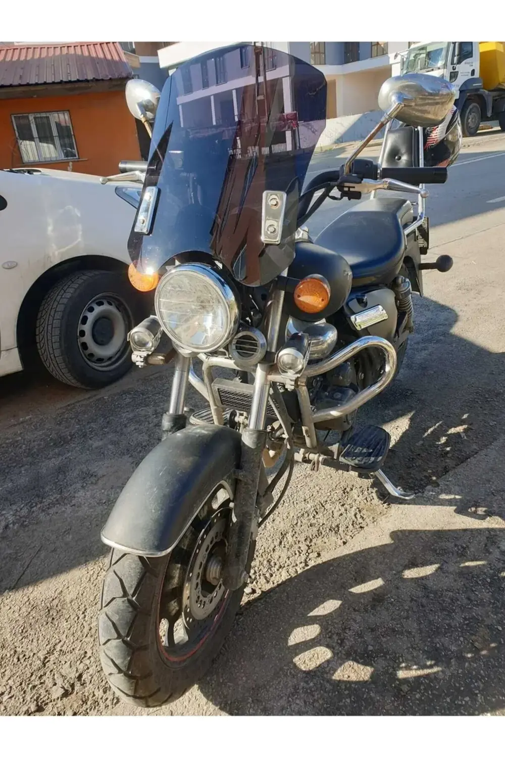 Küba Süperlight 200 Ön Cam 2008-2026 Model 53cm Siyah Renkli 4mm