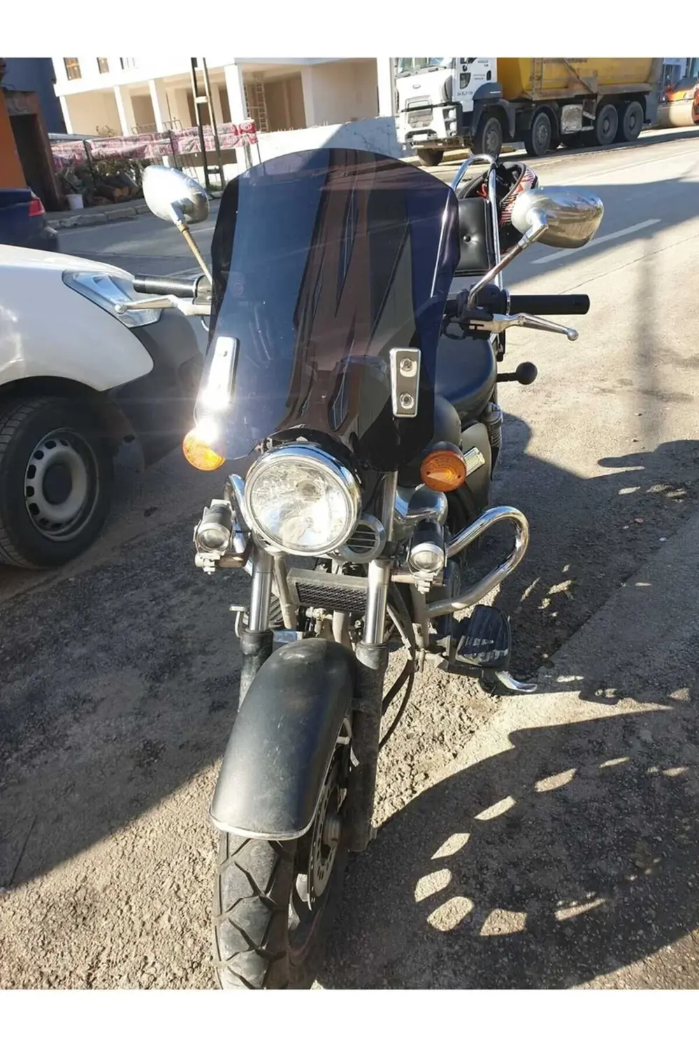 Küba Süperlight 200 Ön Cam 2008-2026 Model 53cm Siyah Renkli 4mm