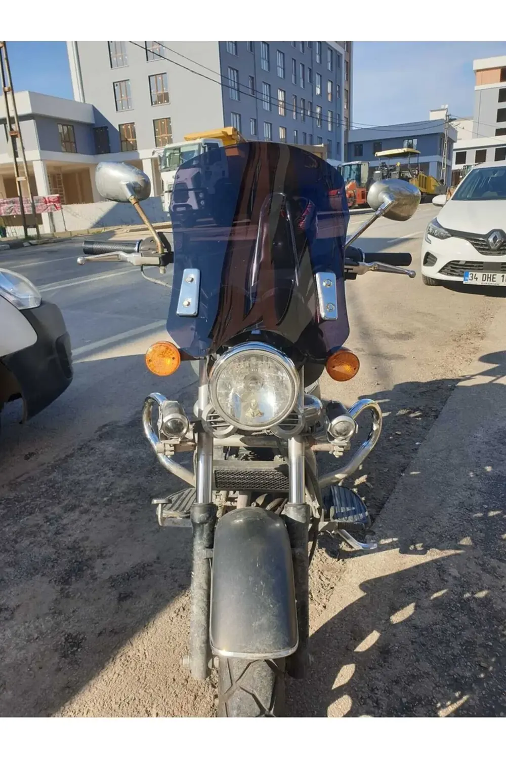 Küba Süperlight 200 Ön Cam 2008-2026 Model 53cm Siyah Renkli 4mm