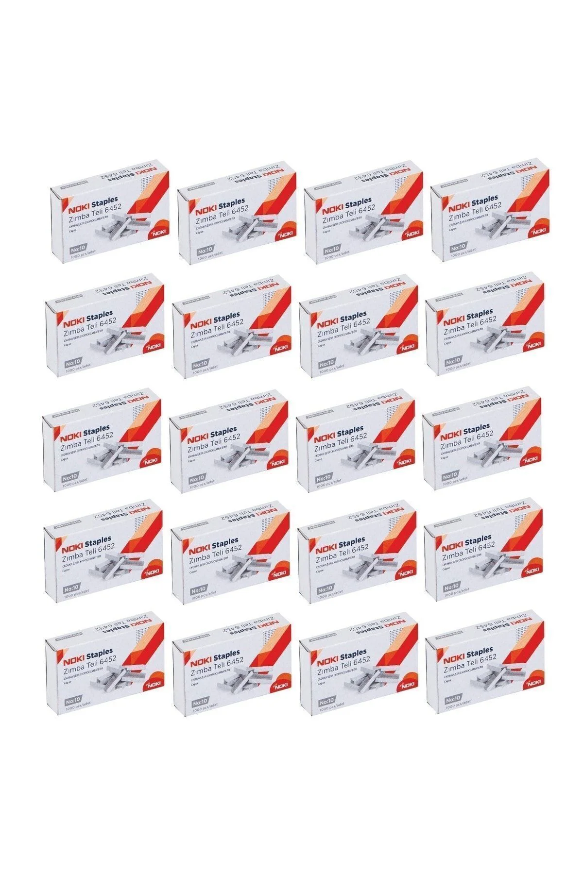 Küçük Beyaz Zımba Teli No:10 1000'li X 20 Paket
