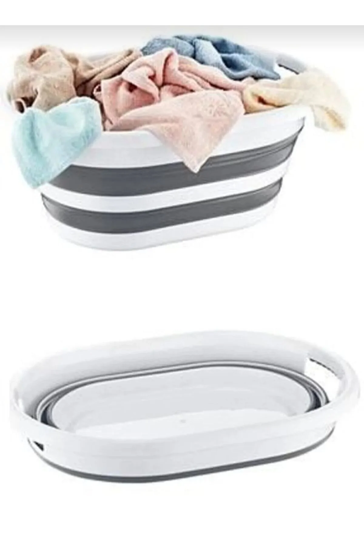 KÜÇÜK BOY KATLANABİLİR ÇAMAŞIR SEPETİ (25 LT)