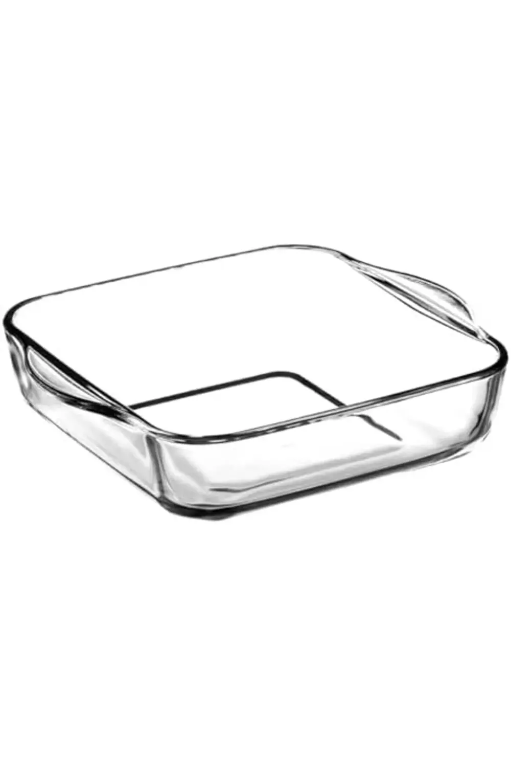 Küçük Boy Kulplu Kare Tepsi