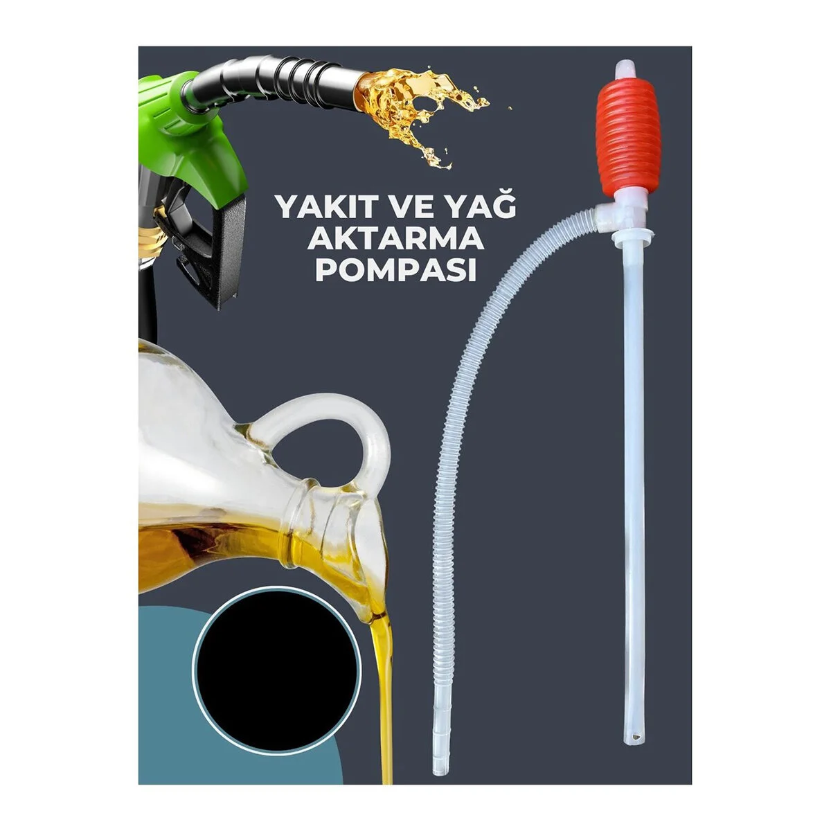 Küçük Boy Plastik Mazot Pompası - Su Pompası