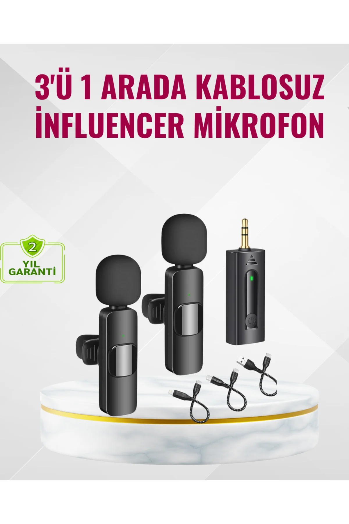 Küçük Boyutlu Mikrofon - 8 Saat Kullanım