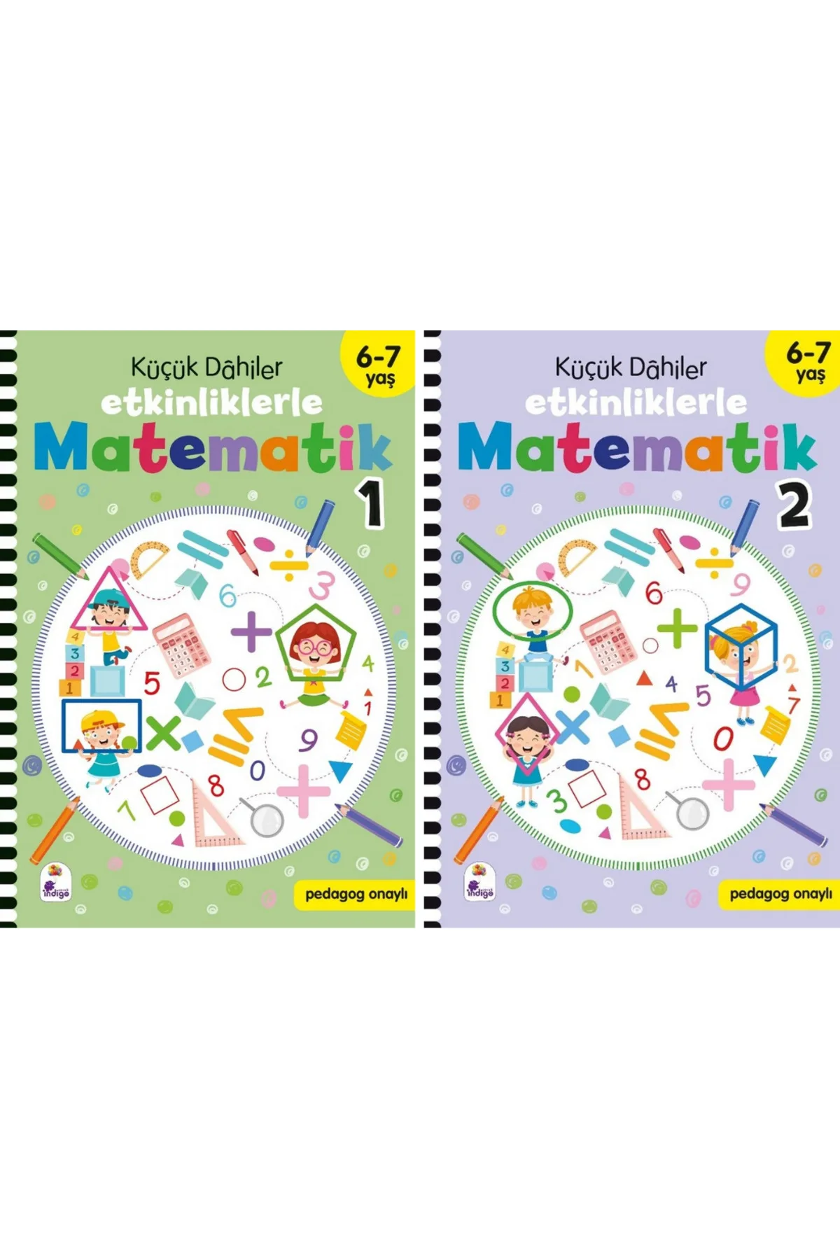 Küçük Dahiler – Etkinliklerle Matematik (6-7 Yaş) 2'li Kitap Seti