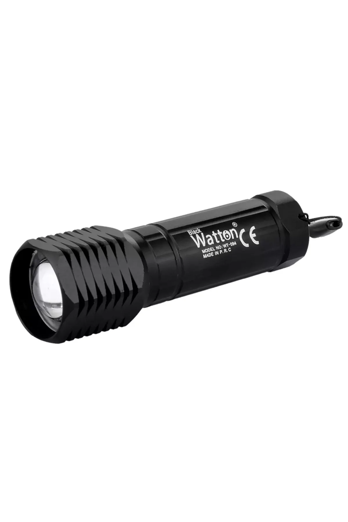 Küçük Güçlü Zoomlu EL Feneri Watton Wt-094 Siyah
