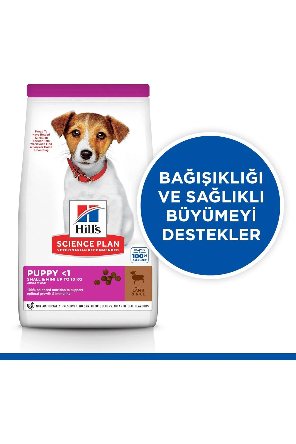 Küçük Irk Kuzulu & Pirinçli Yavru Köpek Maması 3 kg