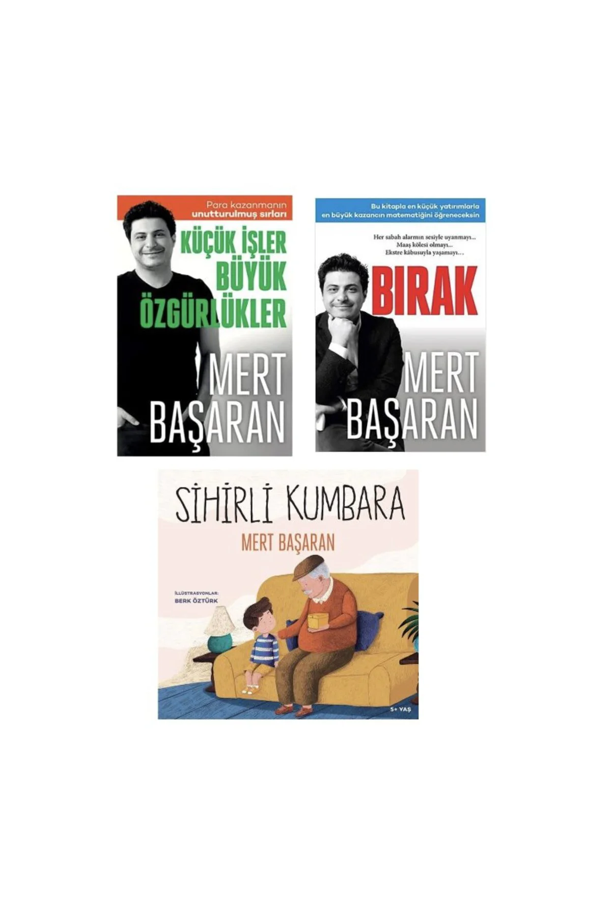 KUCUK ISLER BUYUK OZGURLUKLER + BIRAK + SIHIRLI KUMBARA =3 SET