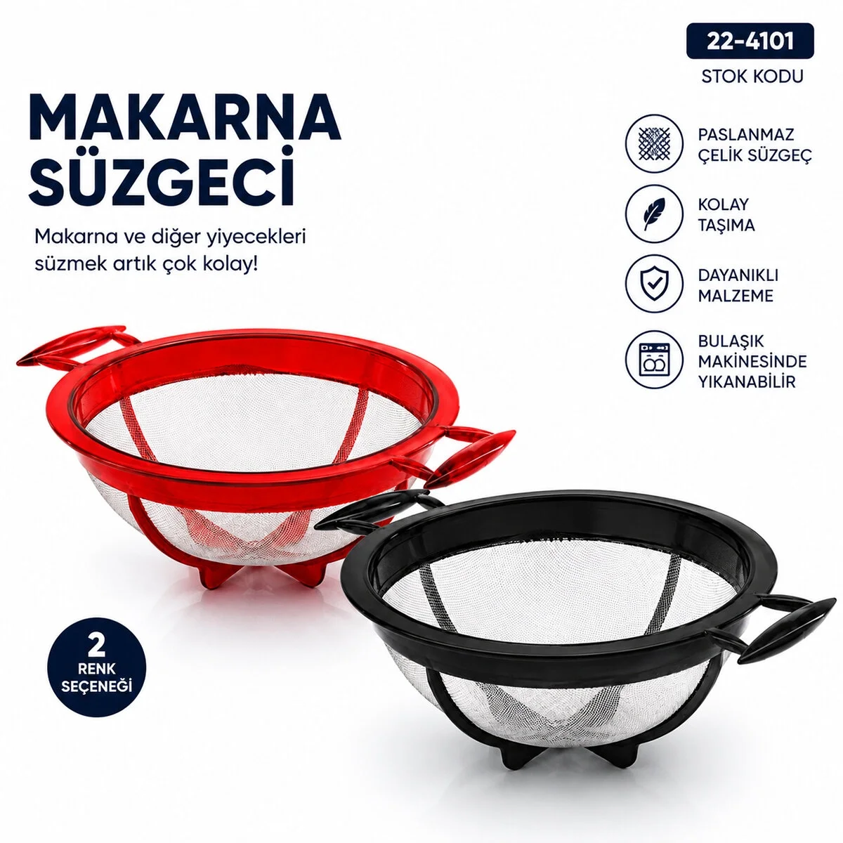 Küçük Makarna Süzgeci Plastik Bx40 Fiyatı, Yorumları ve Özellikleri