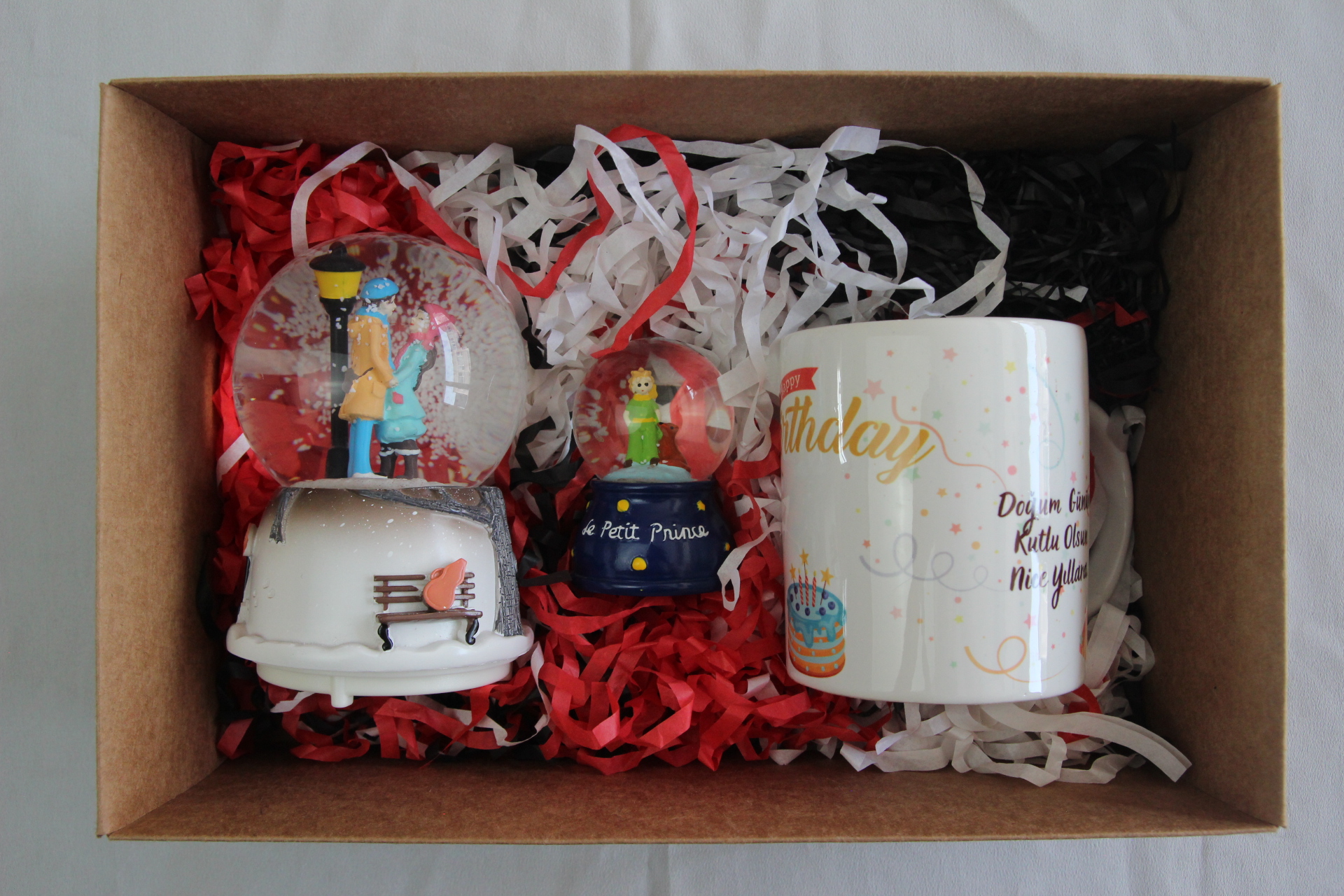 Home Küçük Prens Küre Kupa Bardak Sevgili Aşıklar Müzikli Kar Küresi Hediye Kutusu