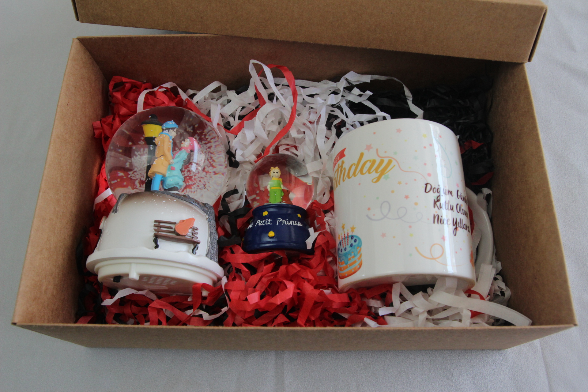 Home Küçük Prens Küre Kupa Bardak Sevgili Aşıklar Müzikli Kar Küresi Hediye Kutusu