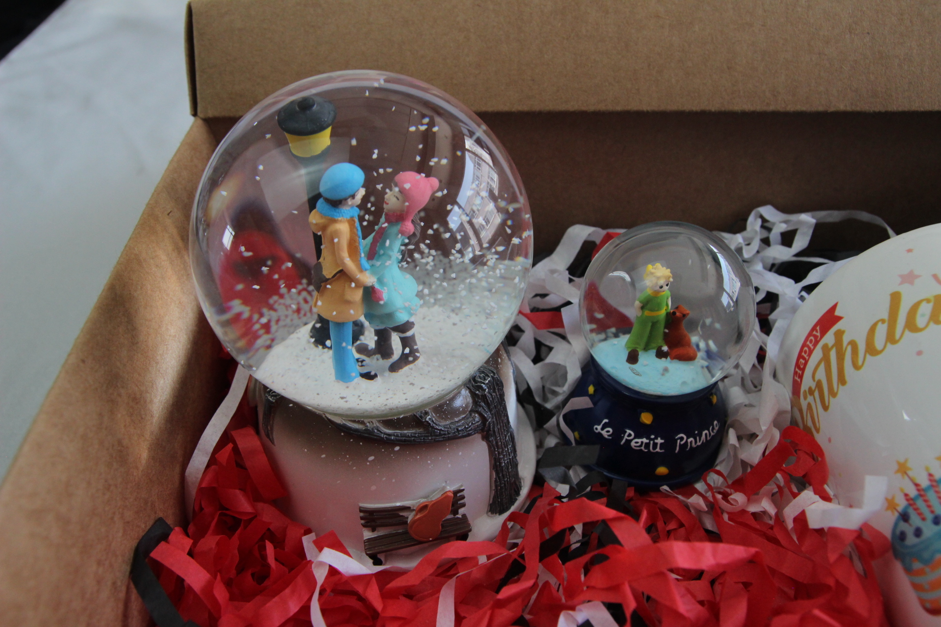 Home Küçük Prens Küre Kupa Bardak Sevgili Aşıklar Müzikli Kar Küresi Hediye Kutusu