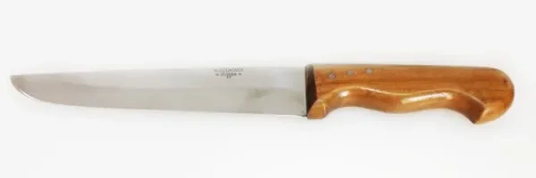 Küçükata Bursa İnce Küt Kasap Bıçağı No:4, 20 Cm - Ahşap Sap