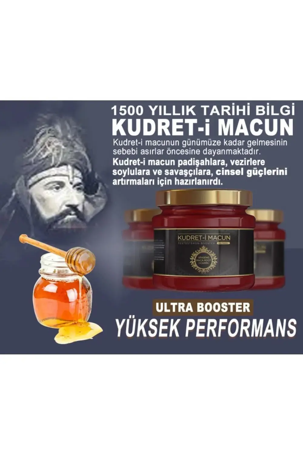 Kudret-i Macun Erkeklere Özel Doğal Macun 240 gr x 2 adet