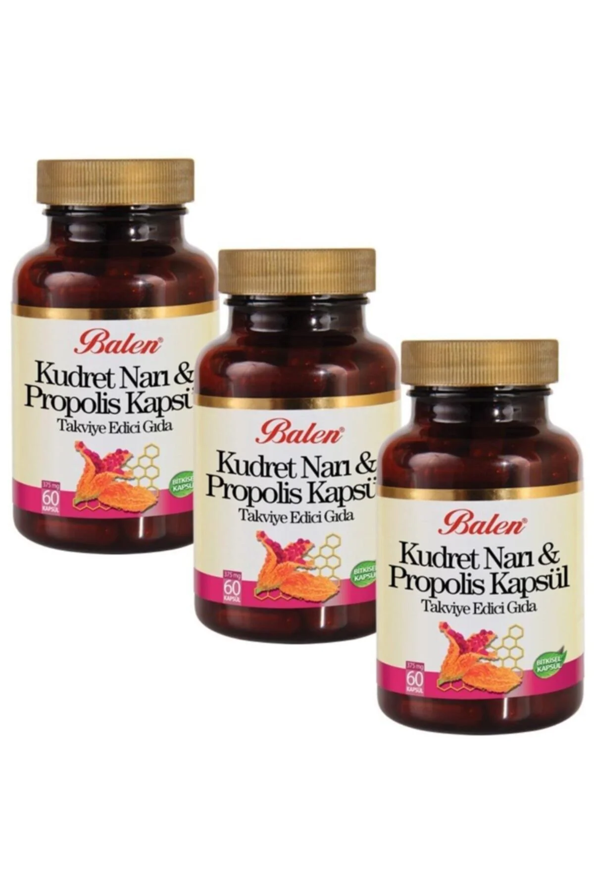 Kudret Narı Propolis Kapsül 375 mg *60 3 Adet