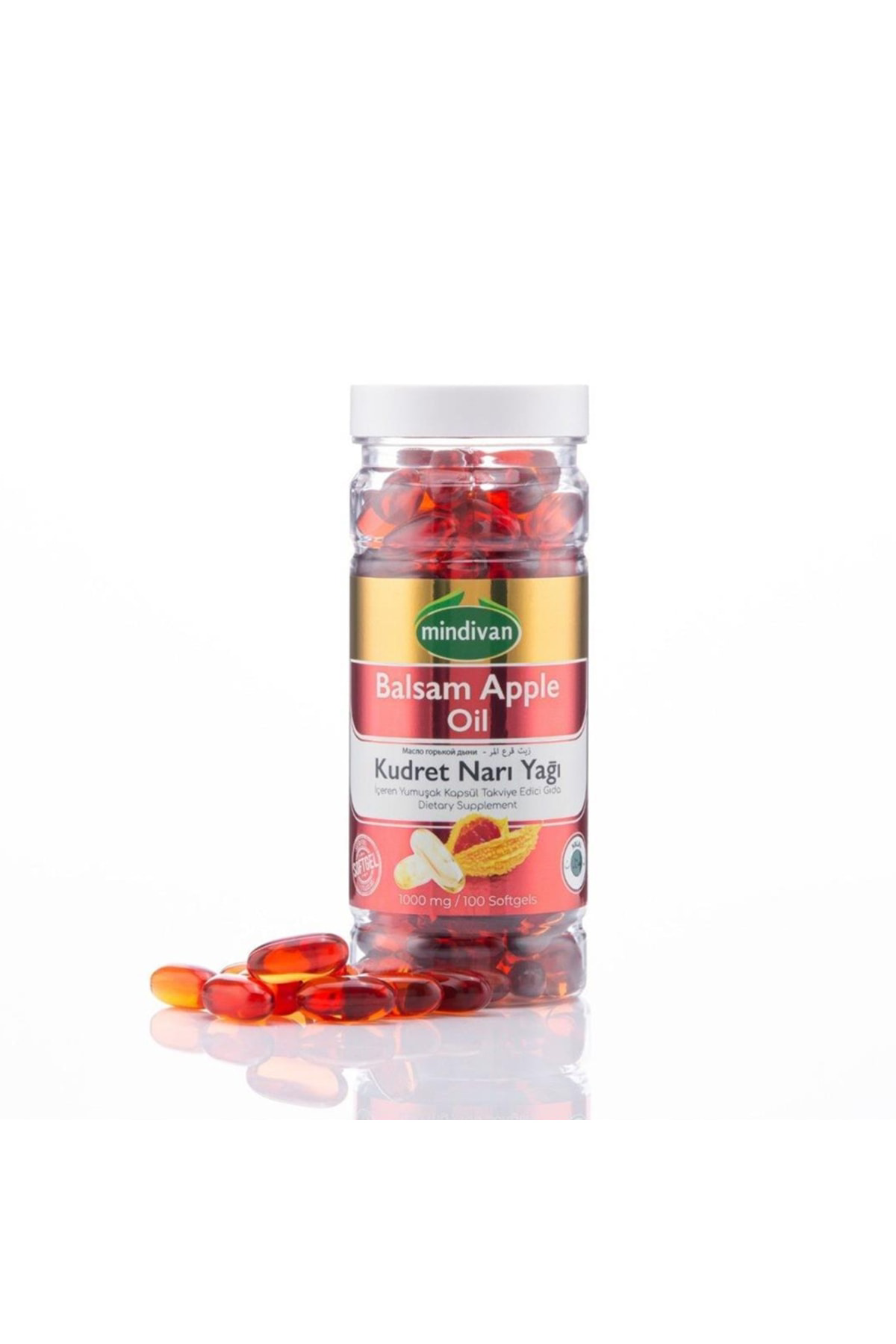Mindivan Kudret Narı Yağı Soft Jel Propolis Kapsül Ülset