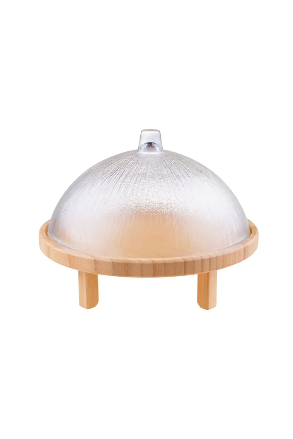 Kuga Cam Kapaklı Ayaklı Kek Fanusu 30 Cm bambum