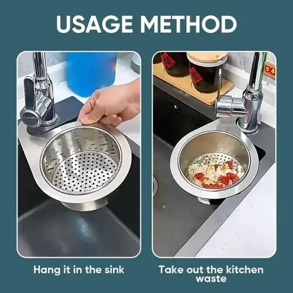 Kuğu Figürlü Paslanmaz Lavabo Drenaj Sepeti