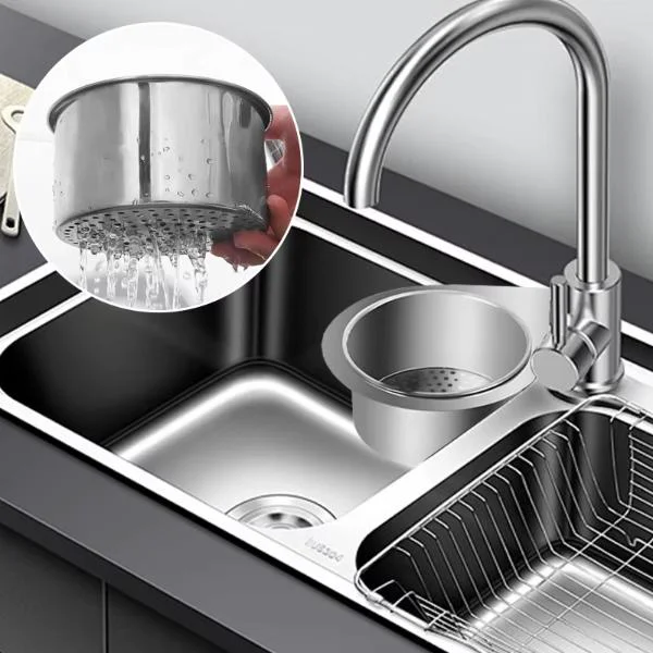 Kuğu Figürlü Paslanmaz Lavabo Drenaj Sepeti