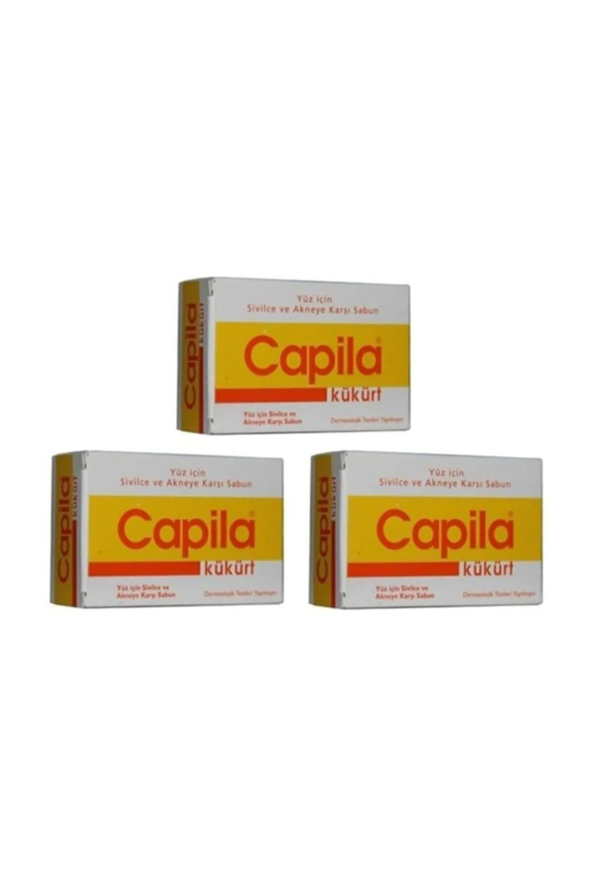 Kükürtlü Sabun Sarı Kutu 90 gr x 3 Adet Kükürtlü Sabun Sarı Kutu 90 gr x 3 Adet
