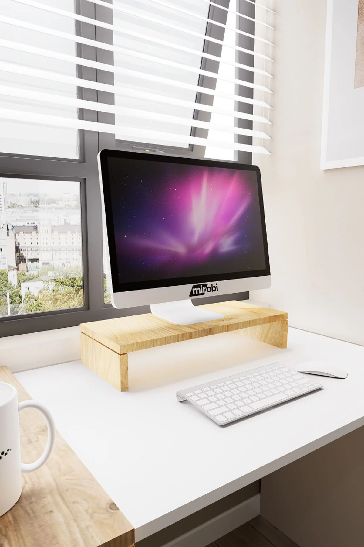 Kula Ekran Monitor Stant Altı Altlığı Organizer Stand Yükseltici 