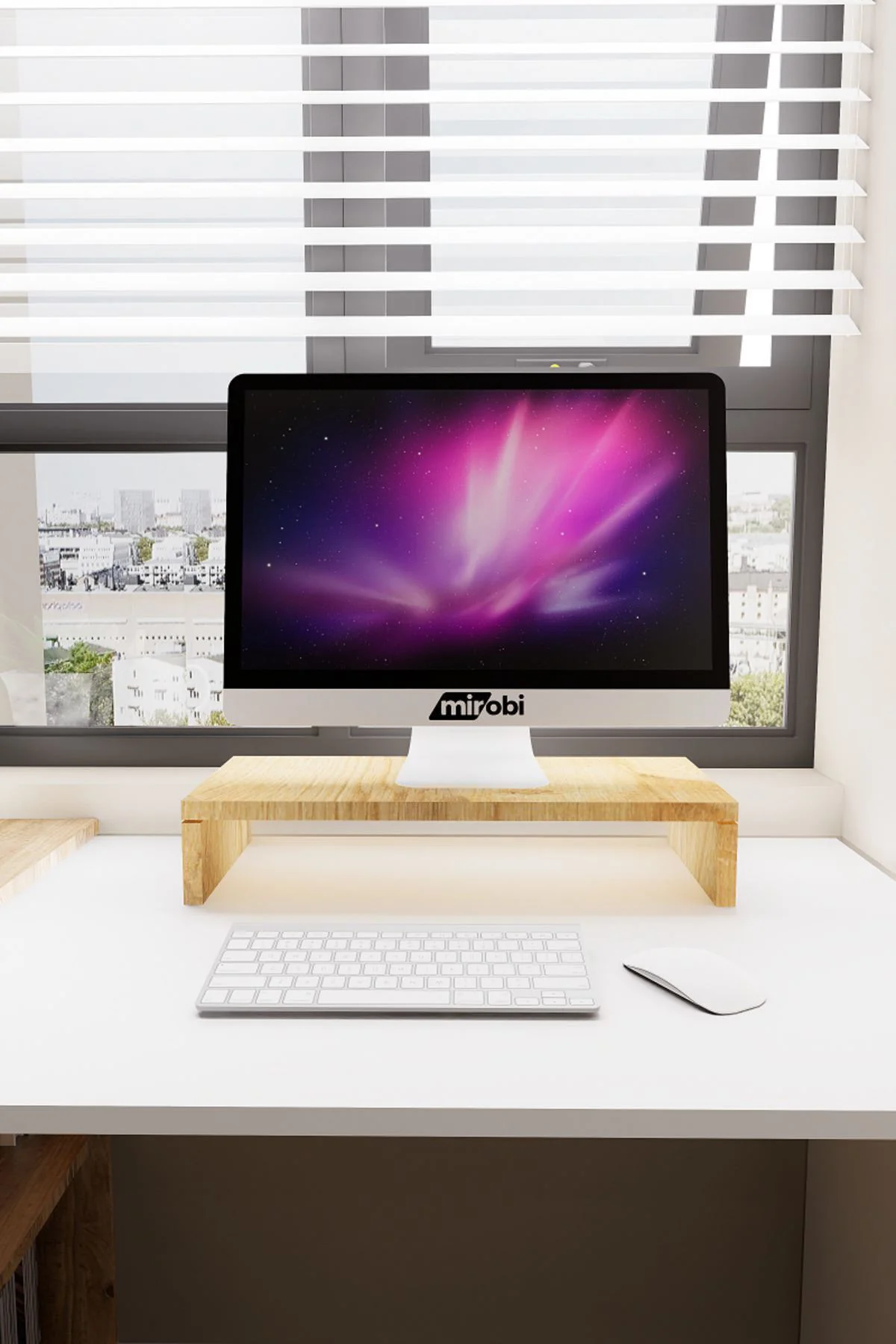 Kula Ekran Monitor Stant Altı Altlığı Organizer Stand Yükseltici 