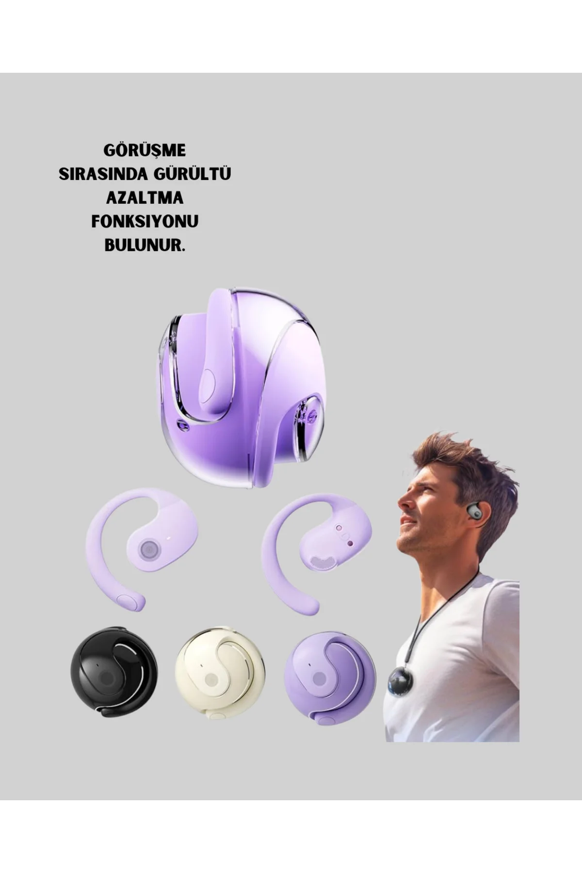 kulak arkası Bluetooth Kulaklık, Gürültü Azaltma