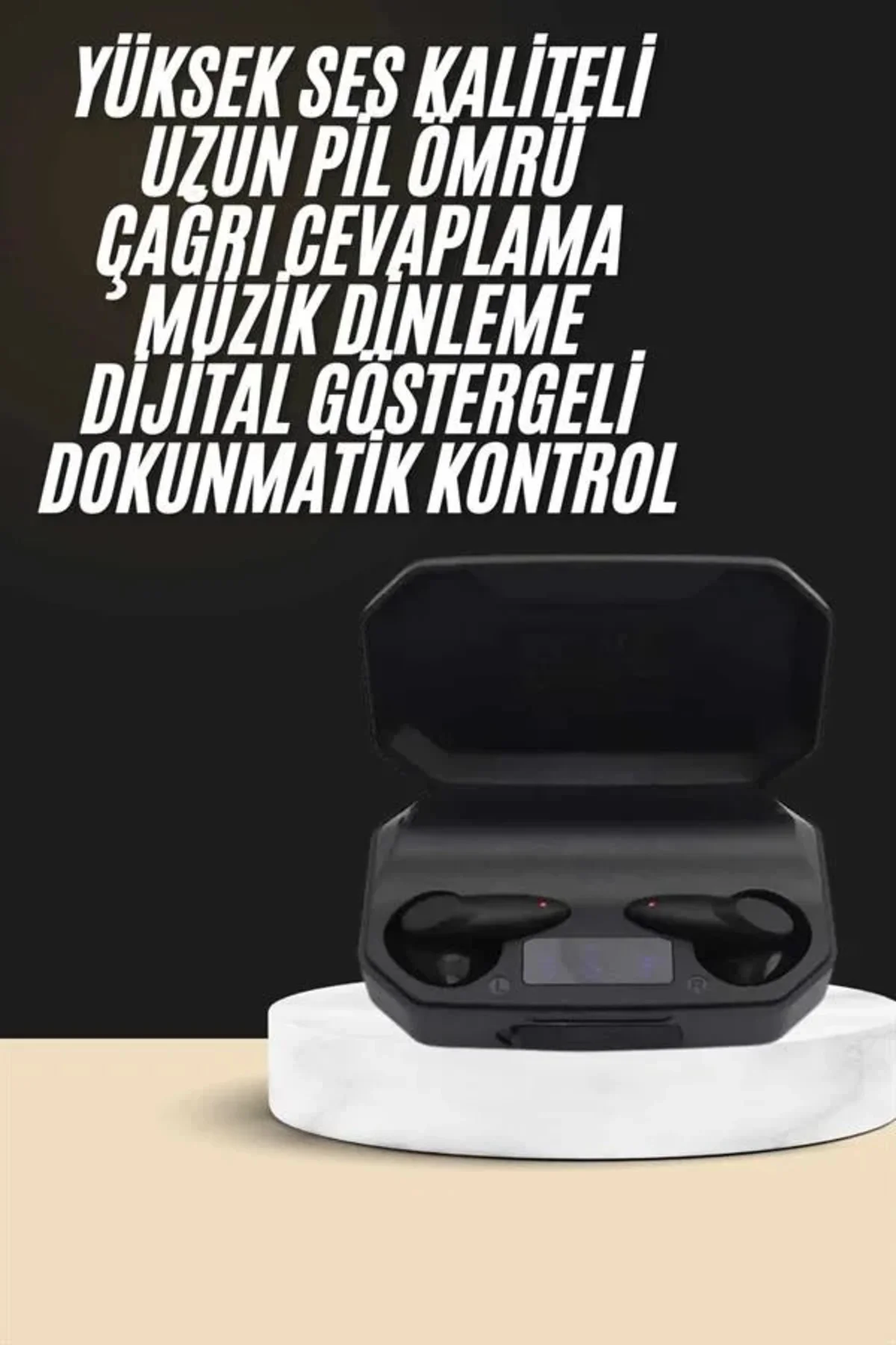 Kulak İçi Bluetooth Kulaklık Rgb Işıklı Çift Mikrofonlu iOS/Android Uyumlu BT 5.2