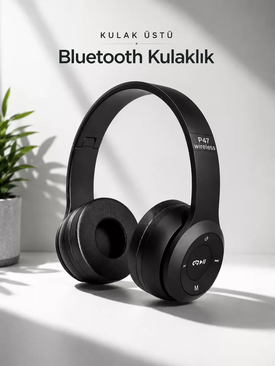Kulak İçi Kablosuz Bluetooth Kulaklık Ekstra Bass ve Çok Yönlü Kullanım