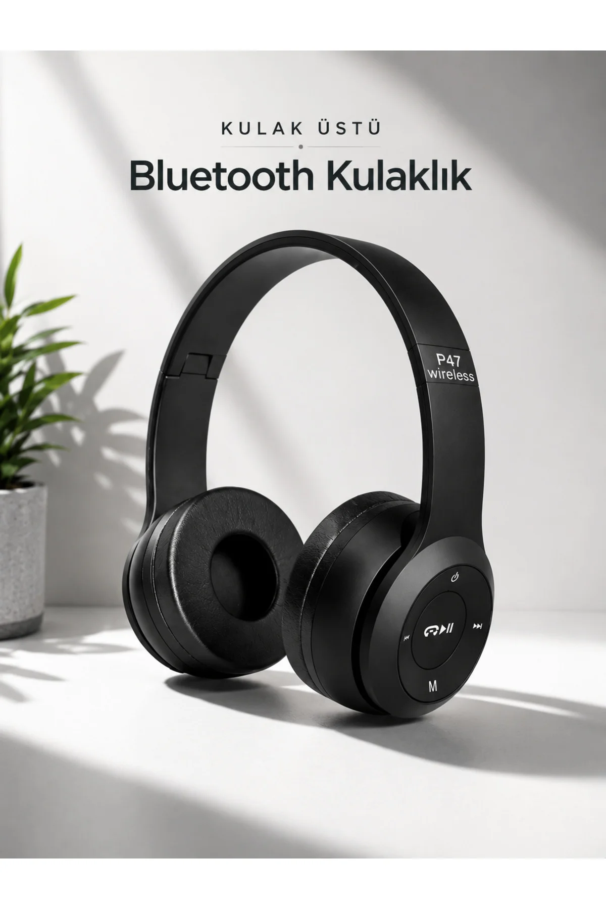Kulak İçi Kablosuz Bluetooth Kulaklık Ekstra Bass ve Çok Yönlü Ku