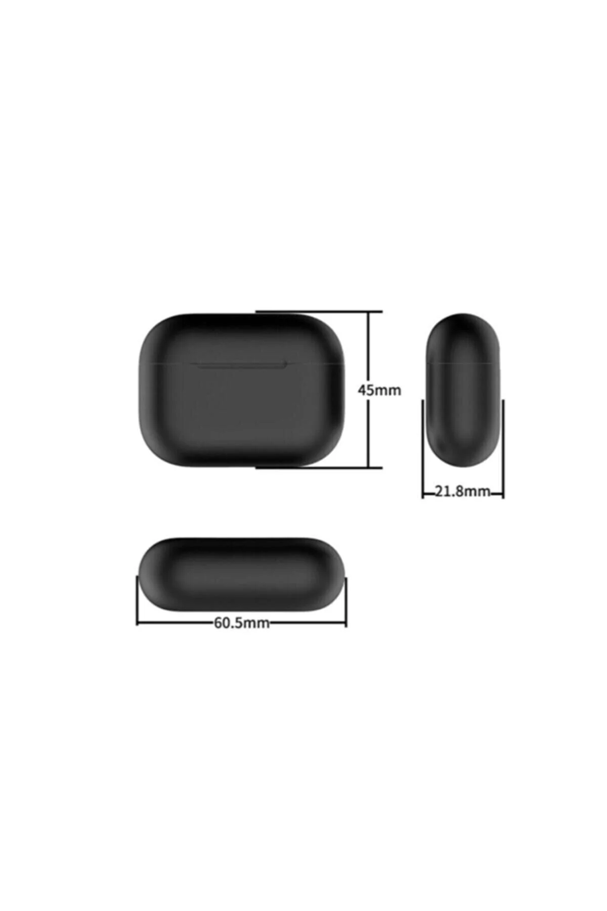Kulak İçi Kablosuz Kulaklık, Bluetooth 5.0 Bağlantılı, Dokunmatik Kontrollü, Siyah Renk