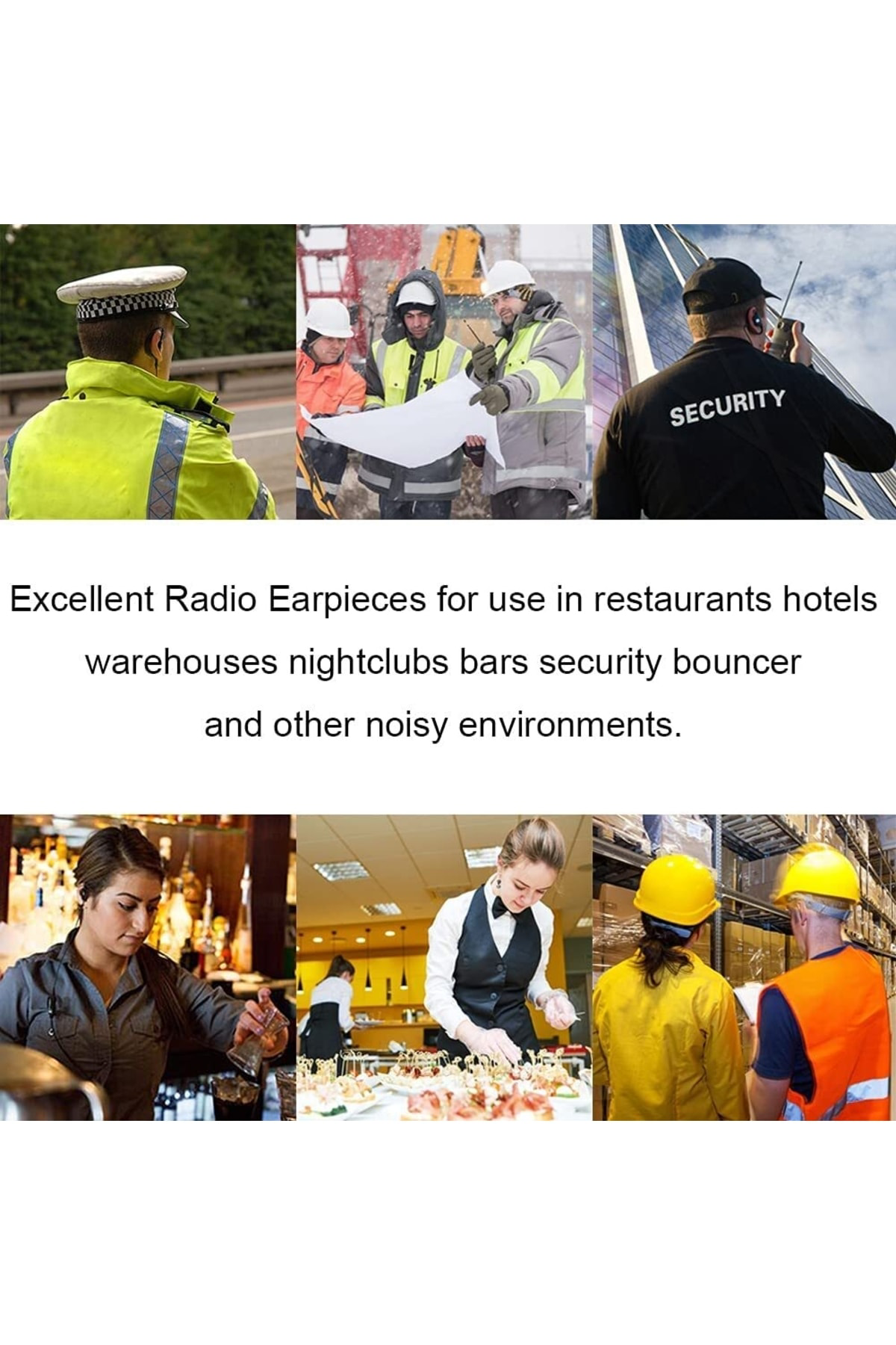 Kulak Içi Spiral Akustik Şeffaf Telsiz Kulaklığı Motorola Hyt Hyt