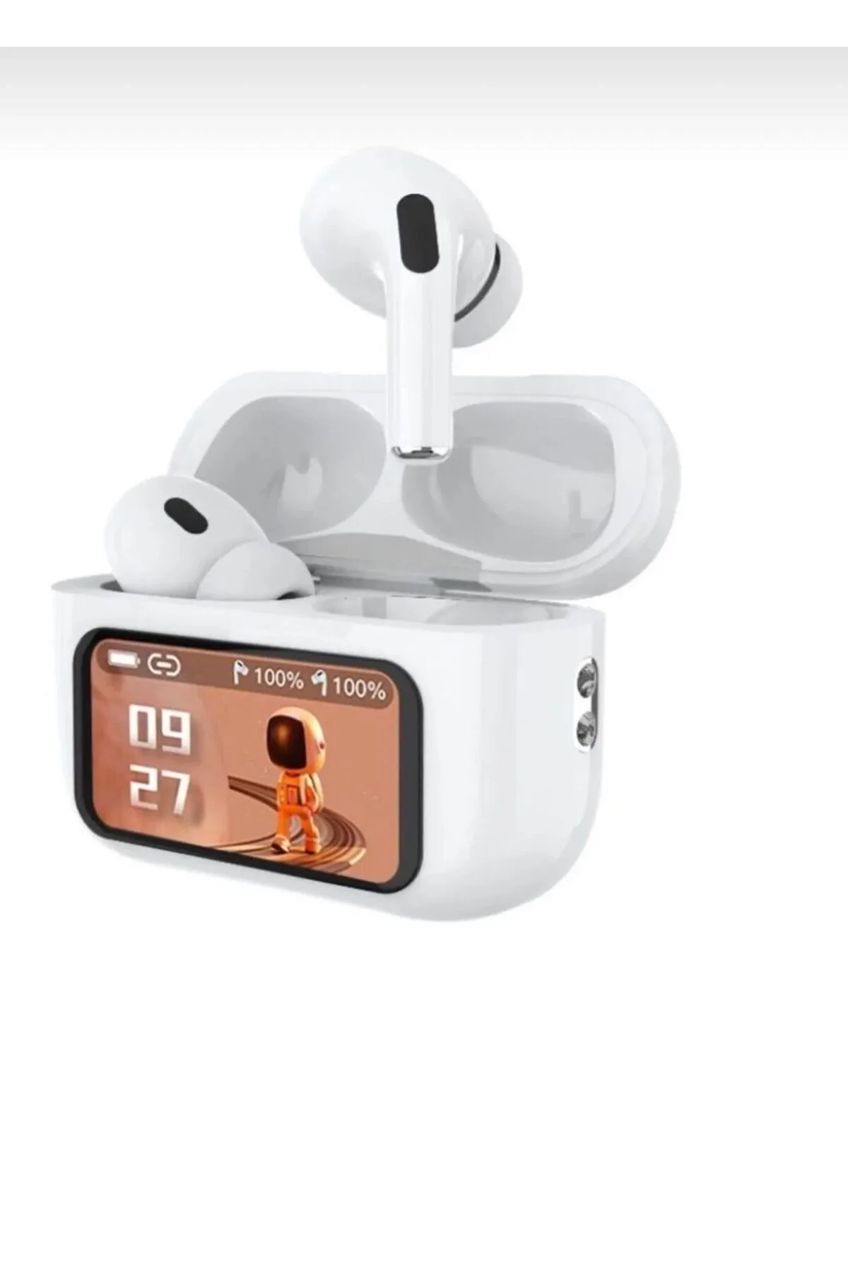 Kulak içi TWS Bluetooth Kulaklık - Renk: Beyaz, Bluetooth Versiyon: 5.2, Mikrofon