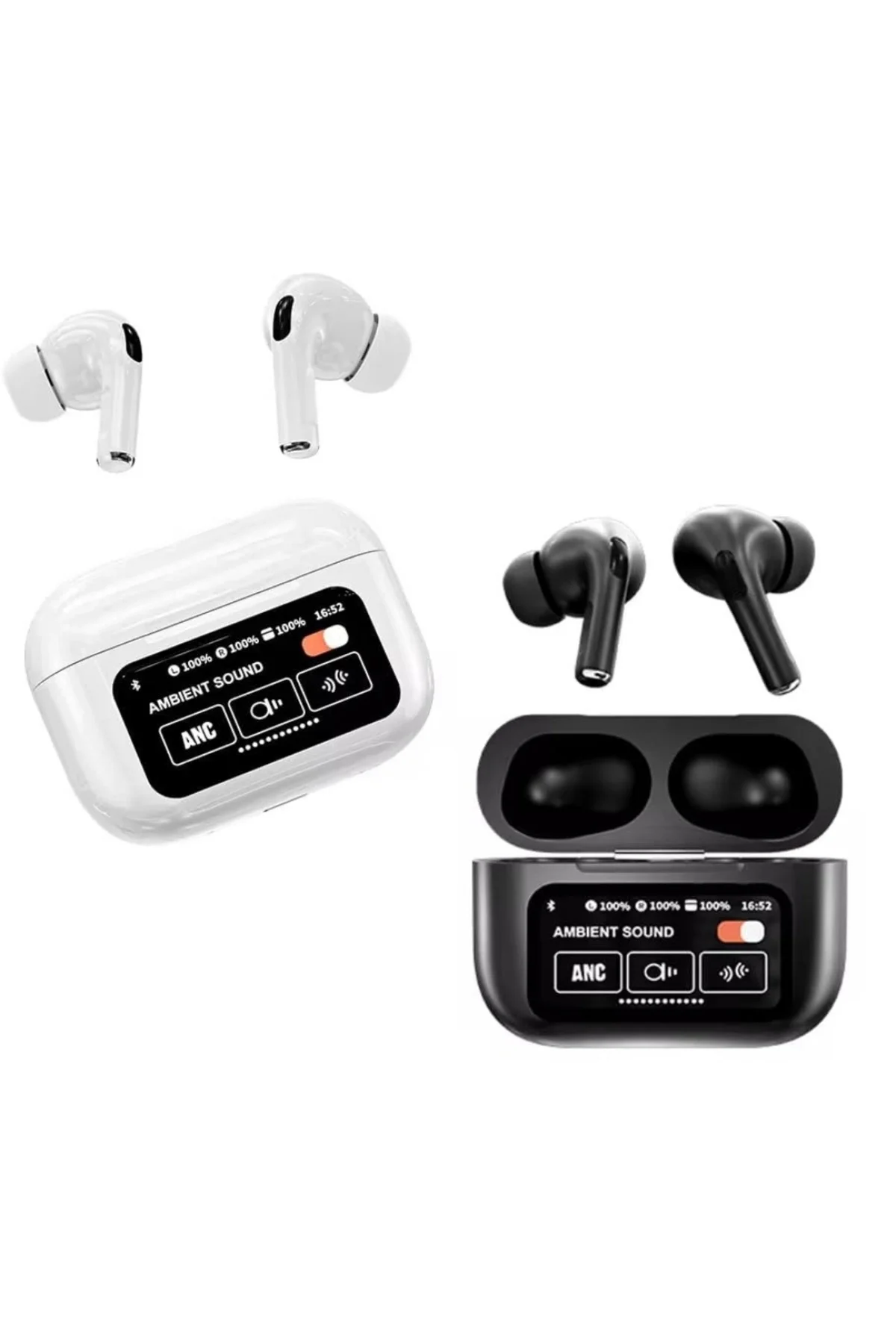 Kulak içi TWS Bluetooth Kulaklık - Renk: Siyah, Bluetooth Versiyon: 5.3, Mikrofon