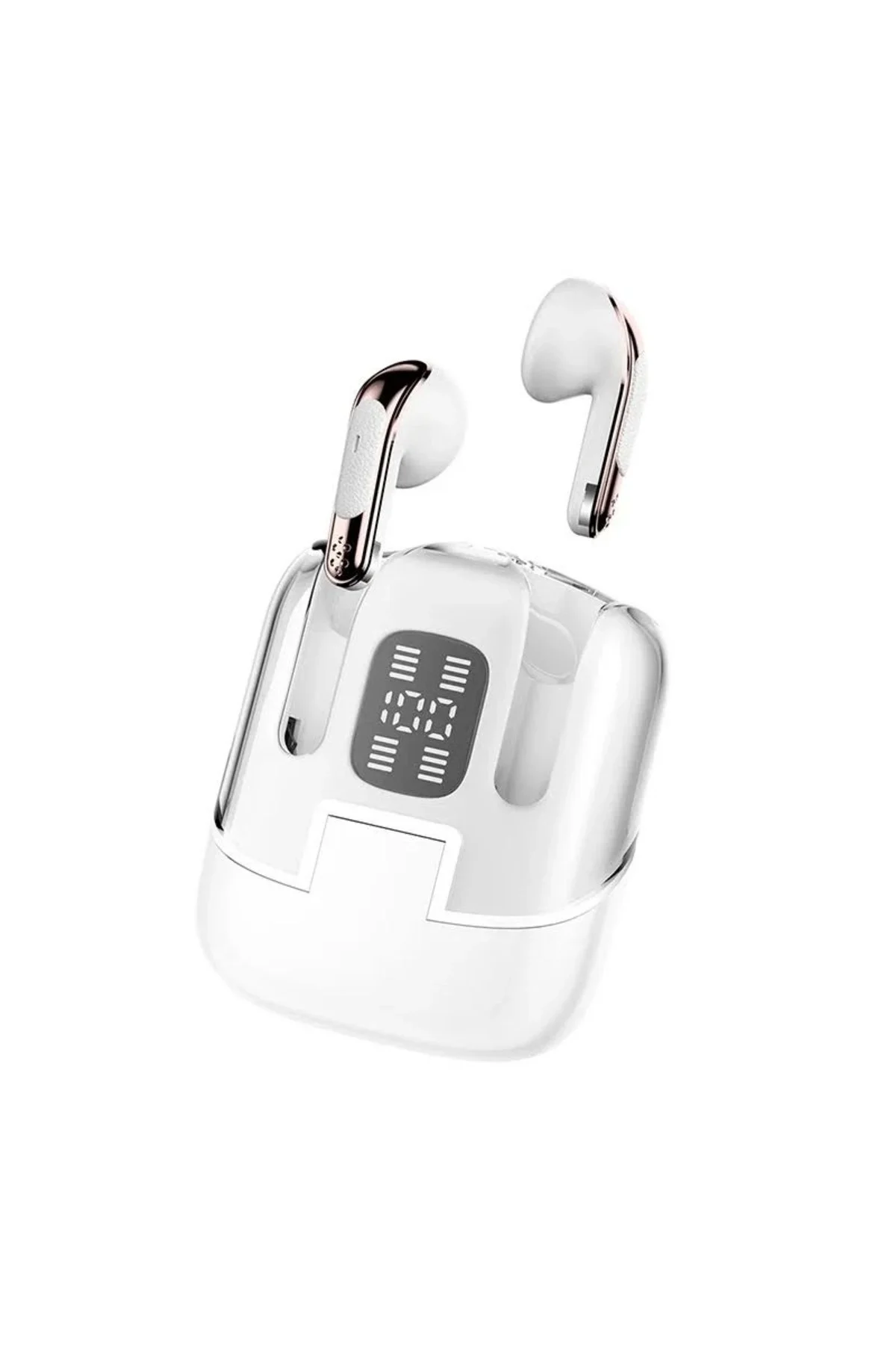 Kulak içi TWS Bluetooth Kulaklık - Renk: Beyaz, Bluetooth Versiyon: 5.3, Mikrofon