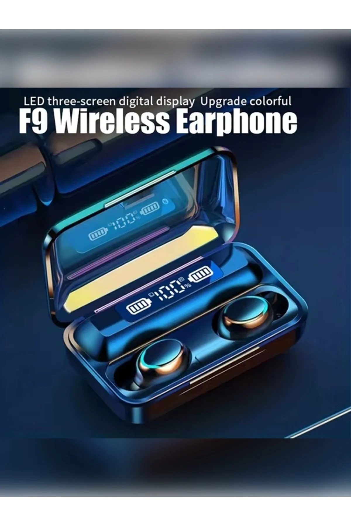 Kulak içi TWS Bluetooth Kulaklık - Renk: Siyah, Bluetooth Versiyon: 5.2, Mikrofon