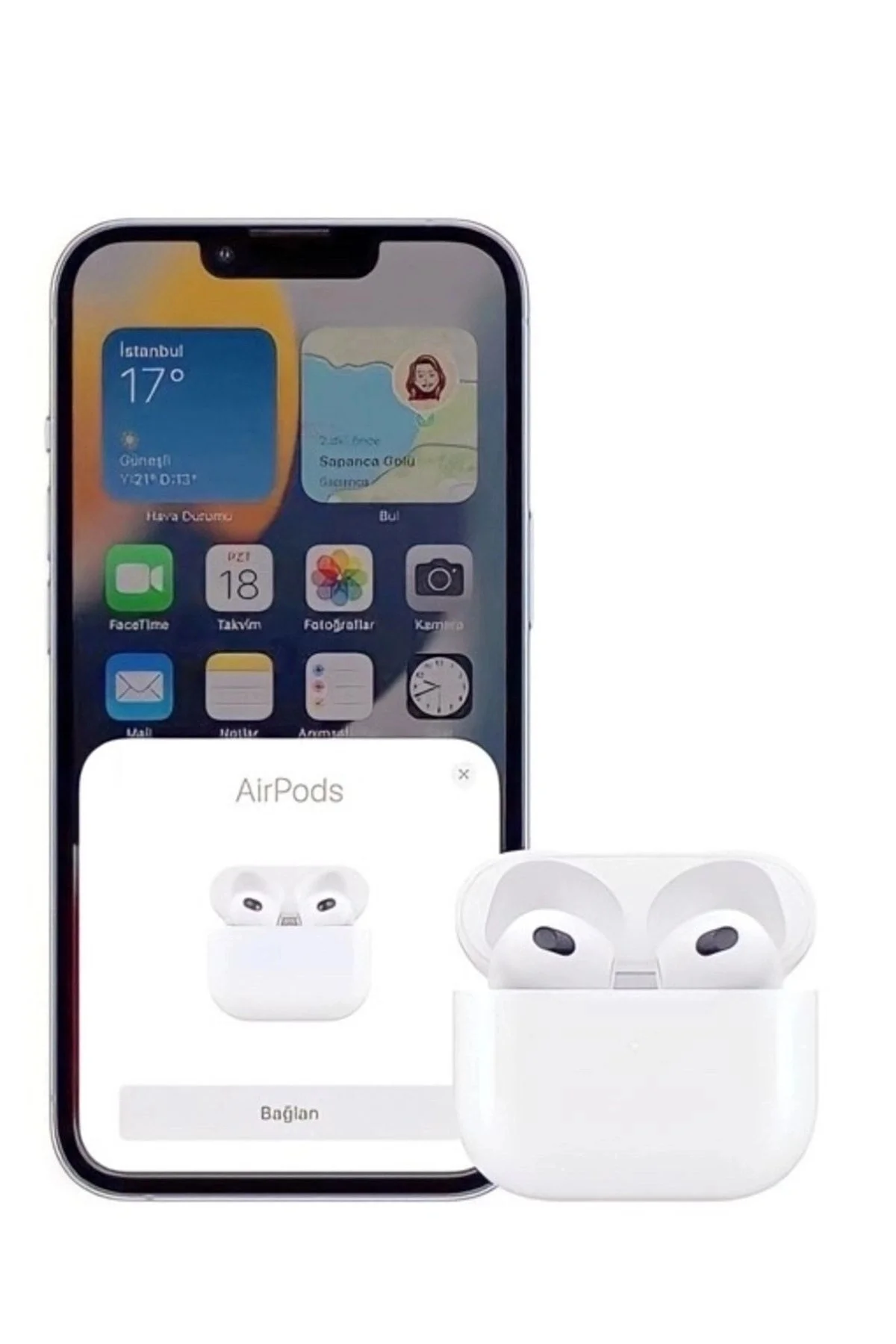 Kulak içi TWS Bluetooth Kulaklık - Renk: Beyaz, Bluetooth Versiyon: 5.3, Mikrofon