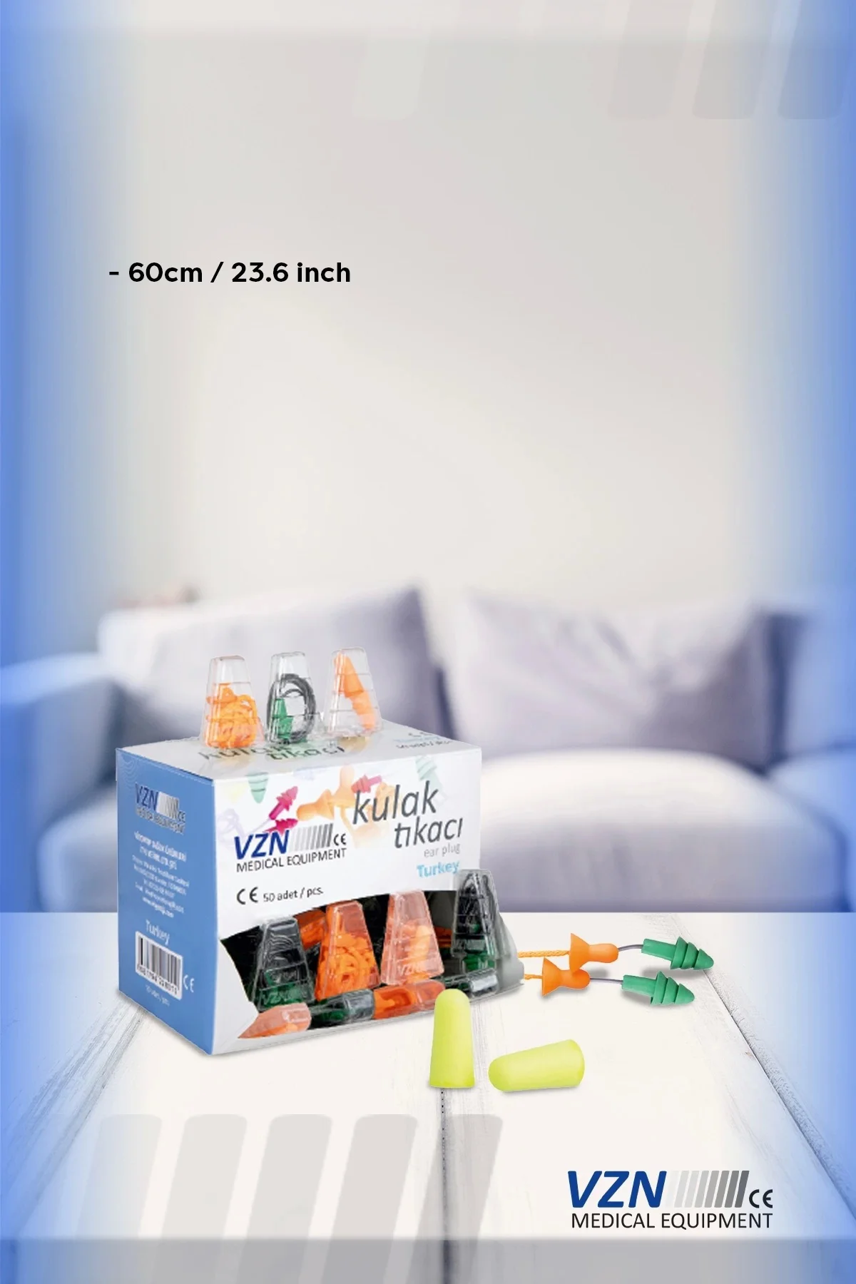 Kulak Tıkacı Lastikli Çocuk VZN (1 adet )